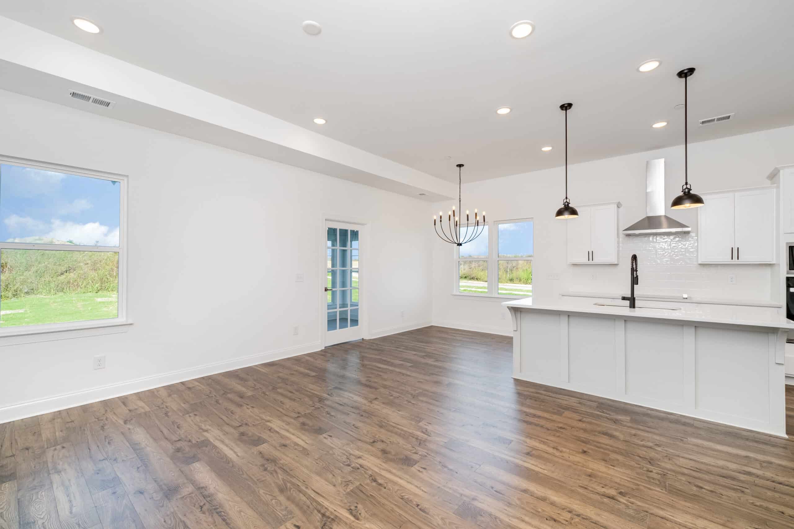 An entryway in a home built by Patterson Company