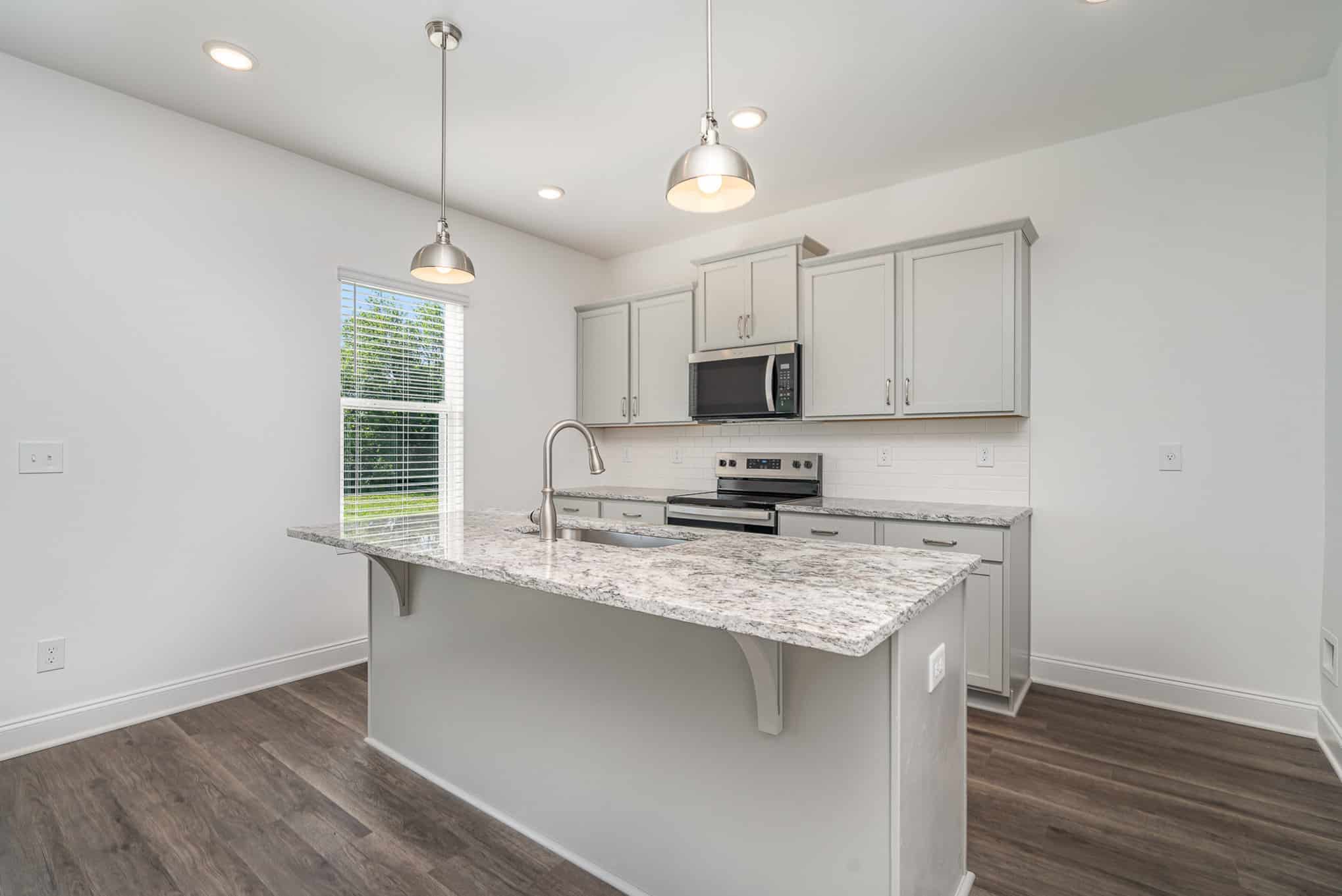 A kitchen in a home built by Patterson Company