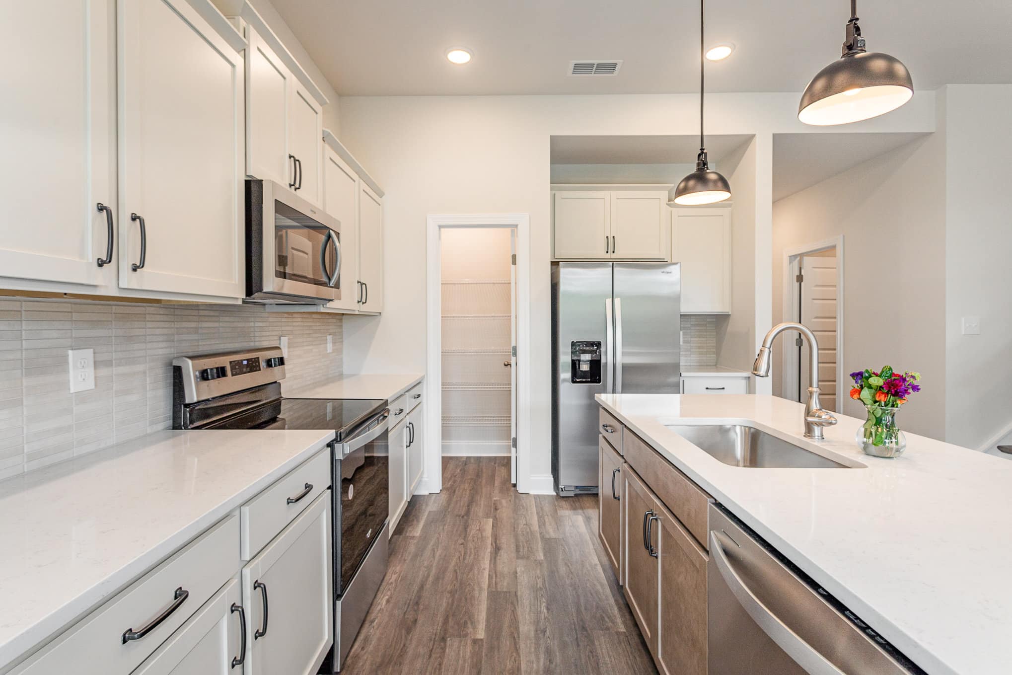 A kitchen in a home by patterson company