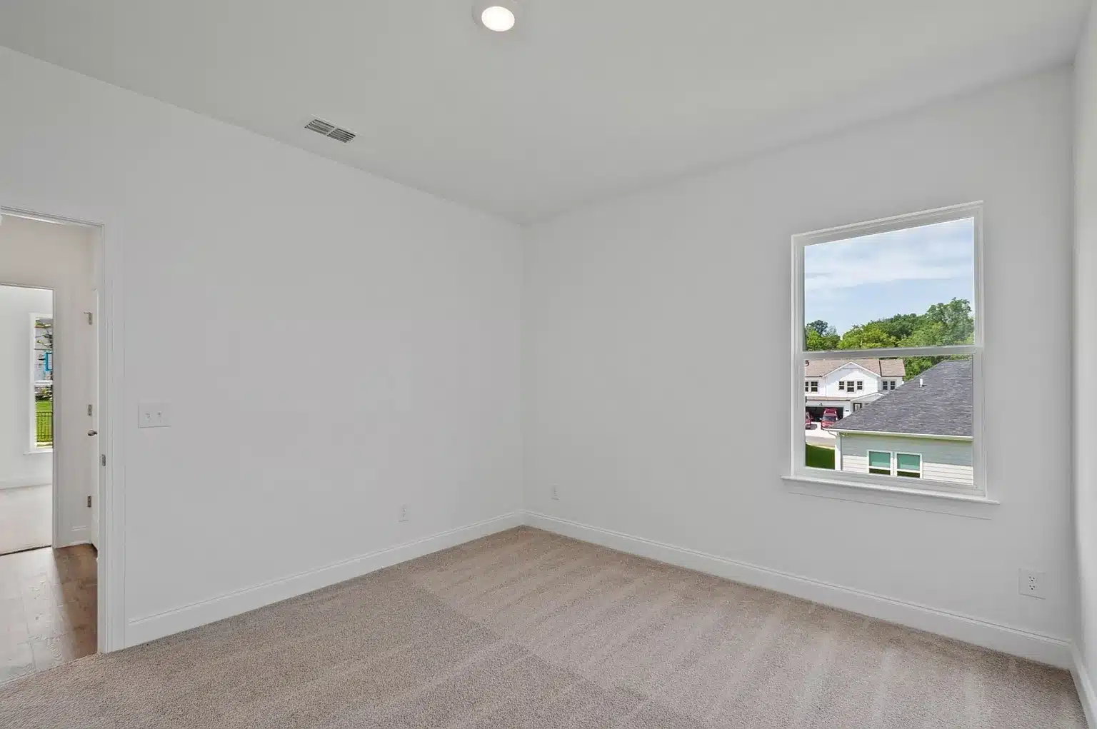 A bedroom in the holston home series by patterson company