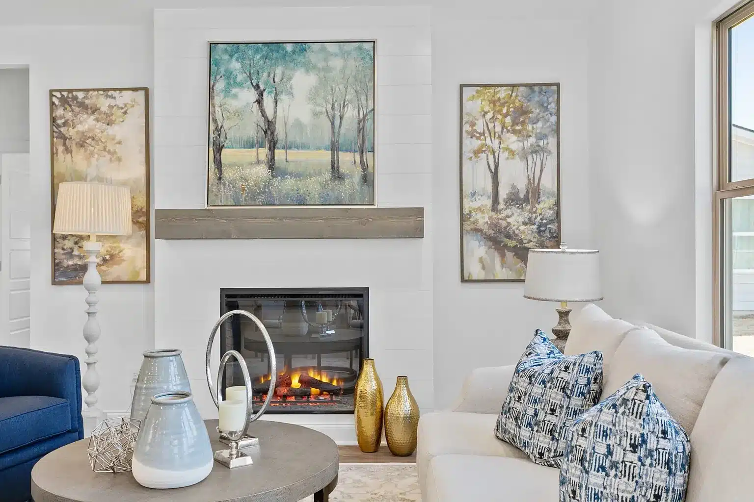 living area in powell series home