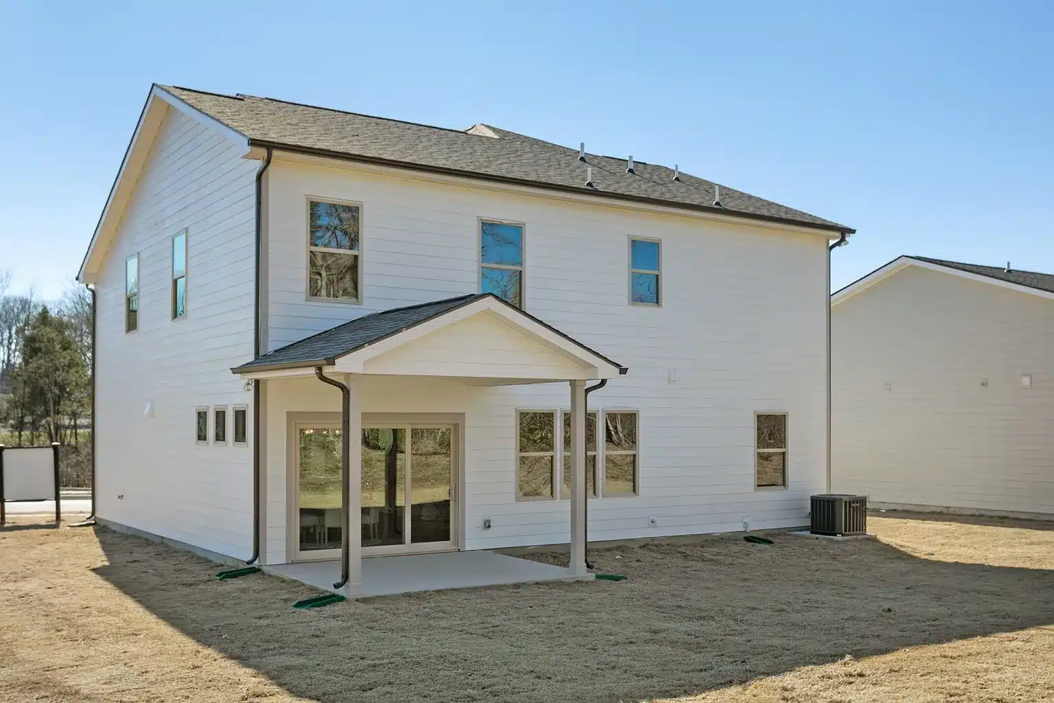 covered patio area in powell series home