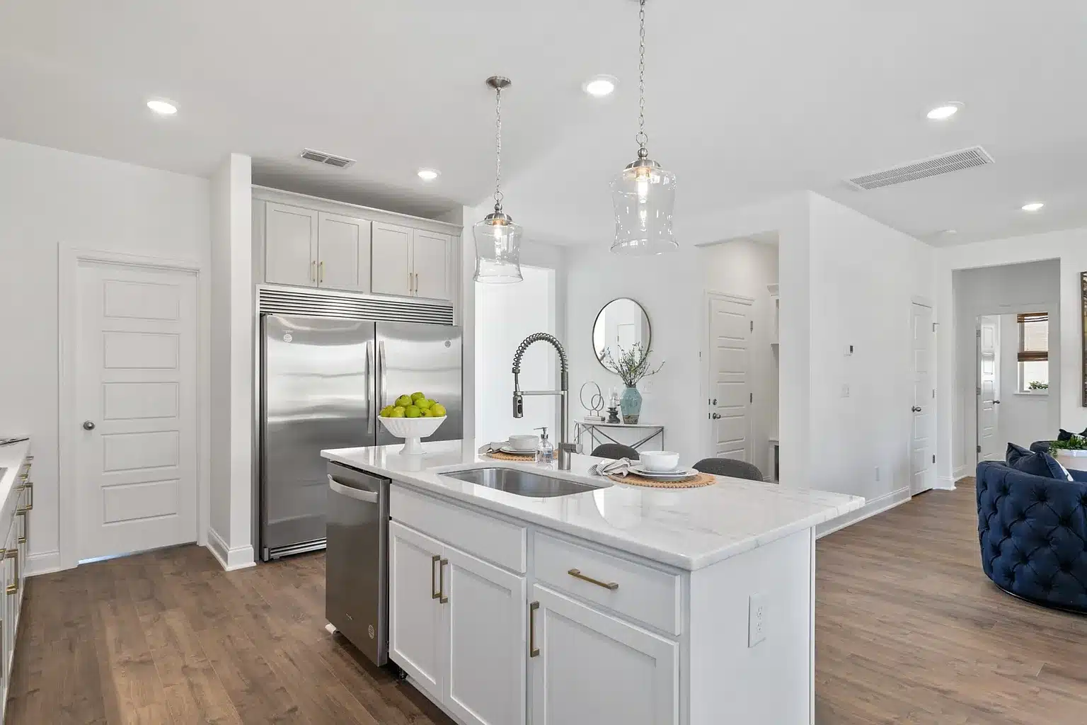 double refrigerator in powell series home