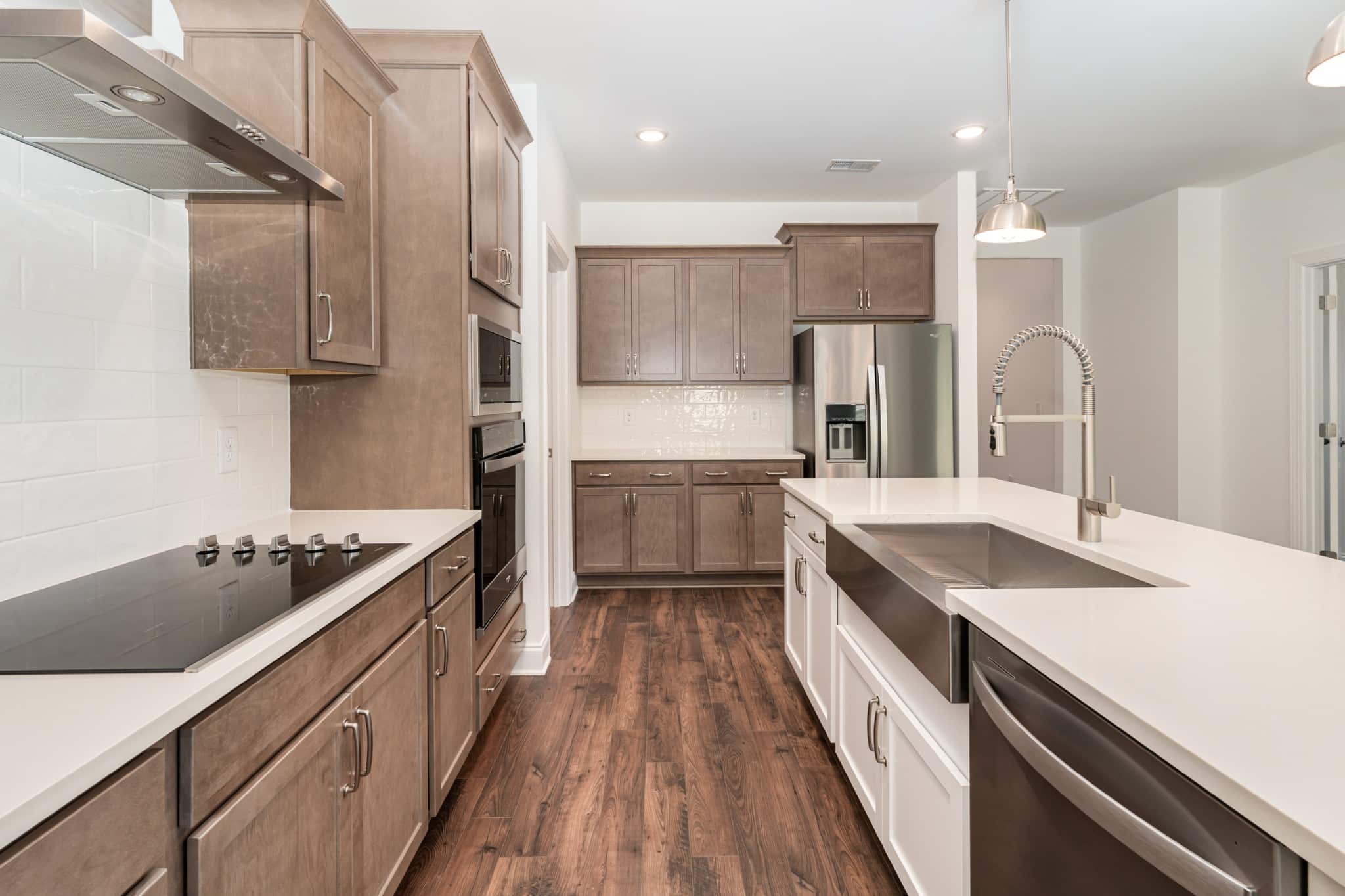 Kitchen in a home built by patterson company