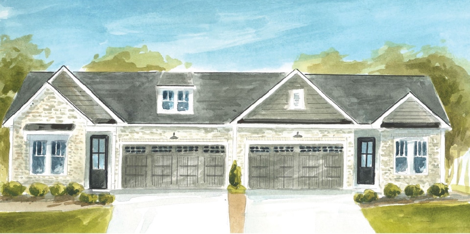 A graphic for a the Cambridge floorplan