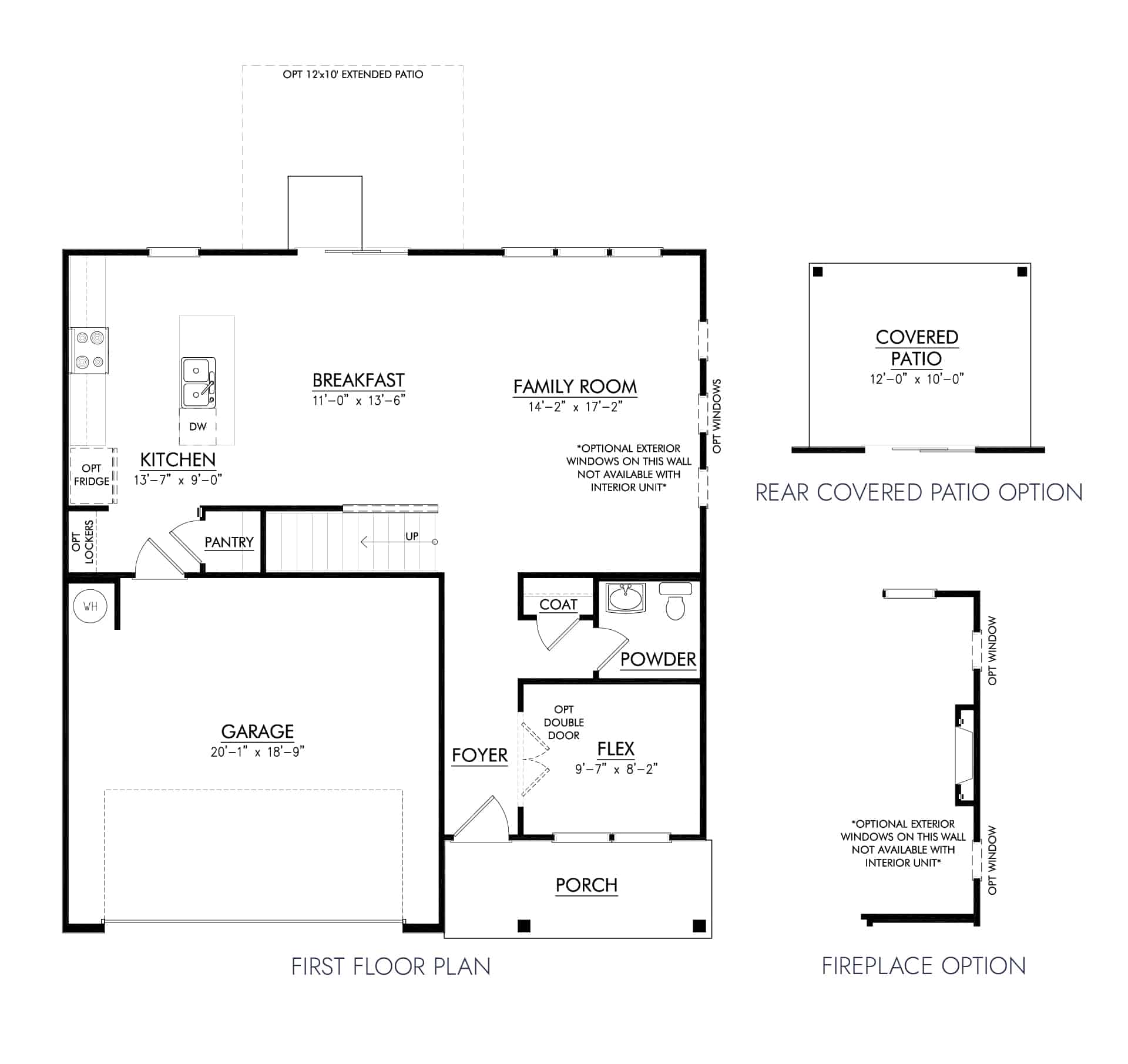 Lexington 1st floor floorplan