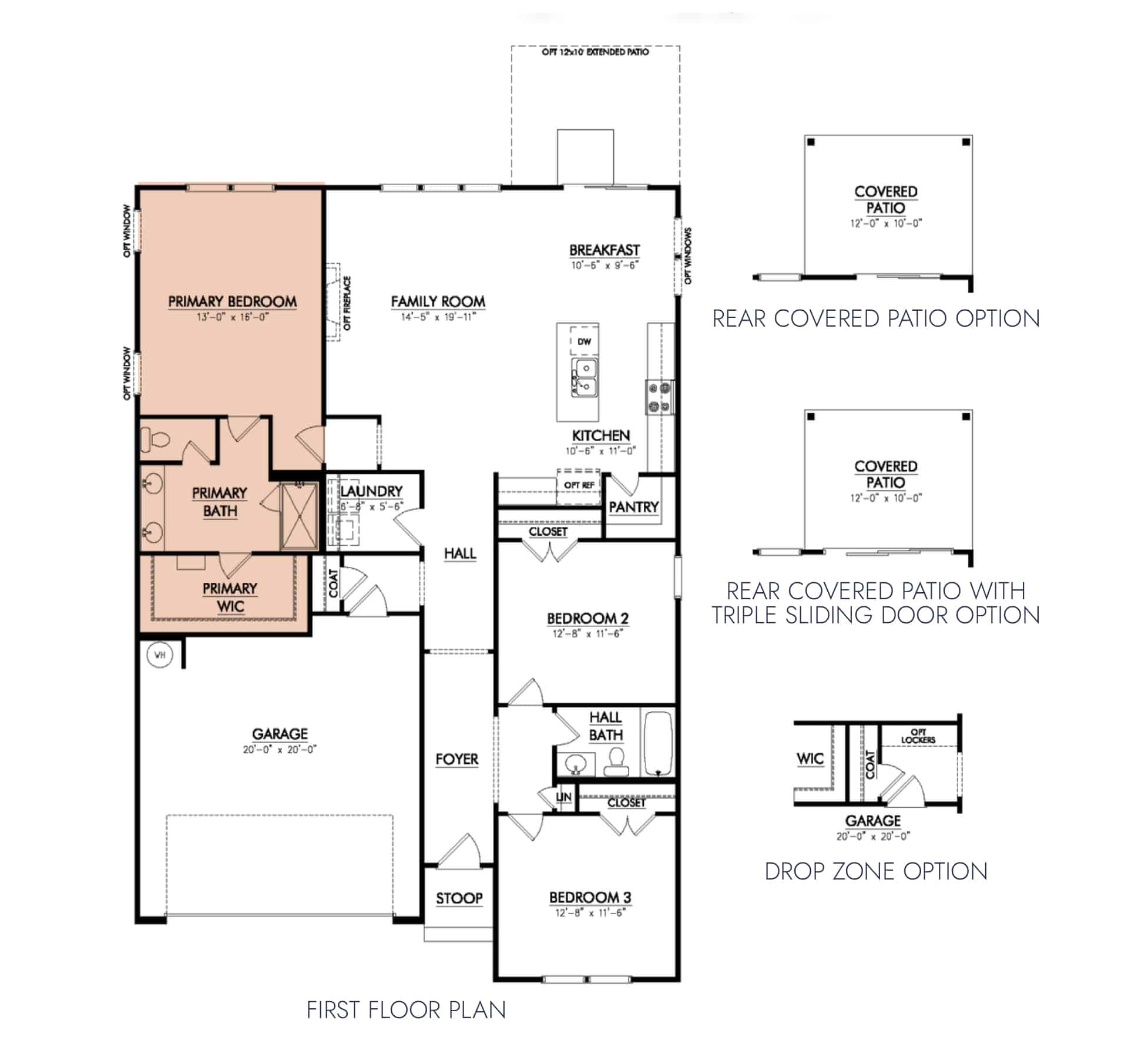 Holston first floor floorplan
