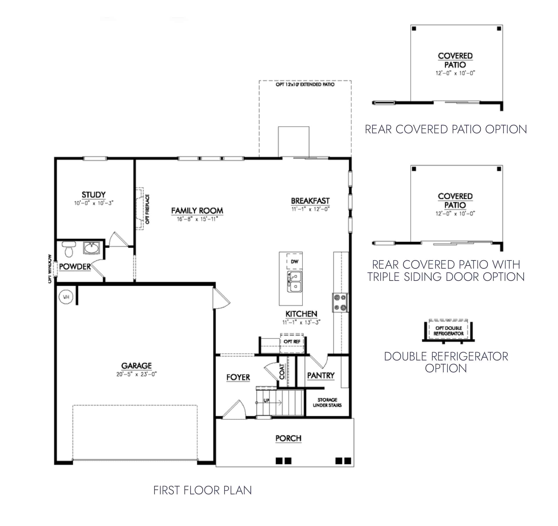 Powell first floor floorplan