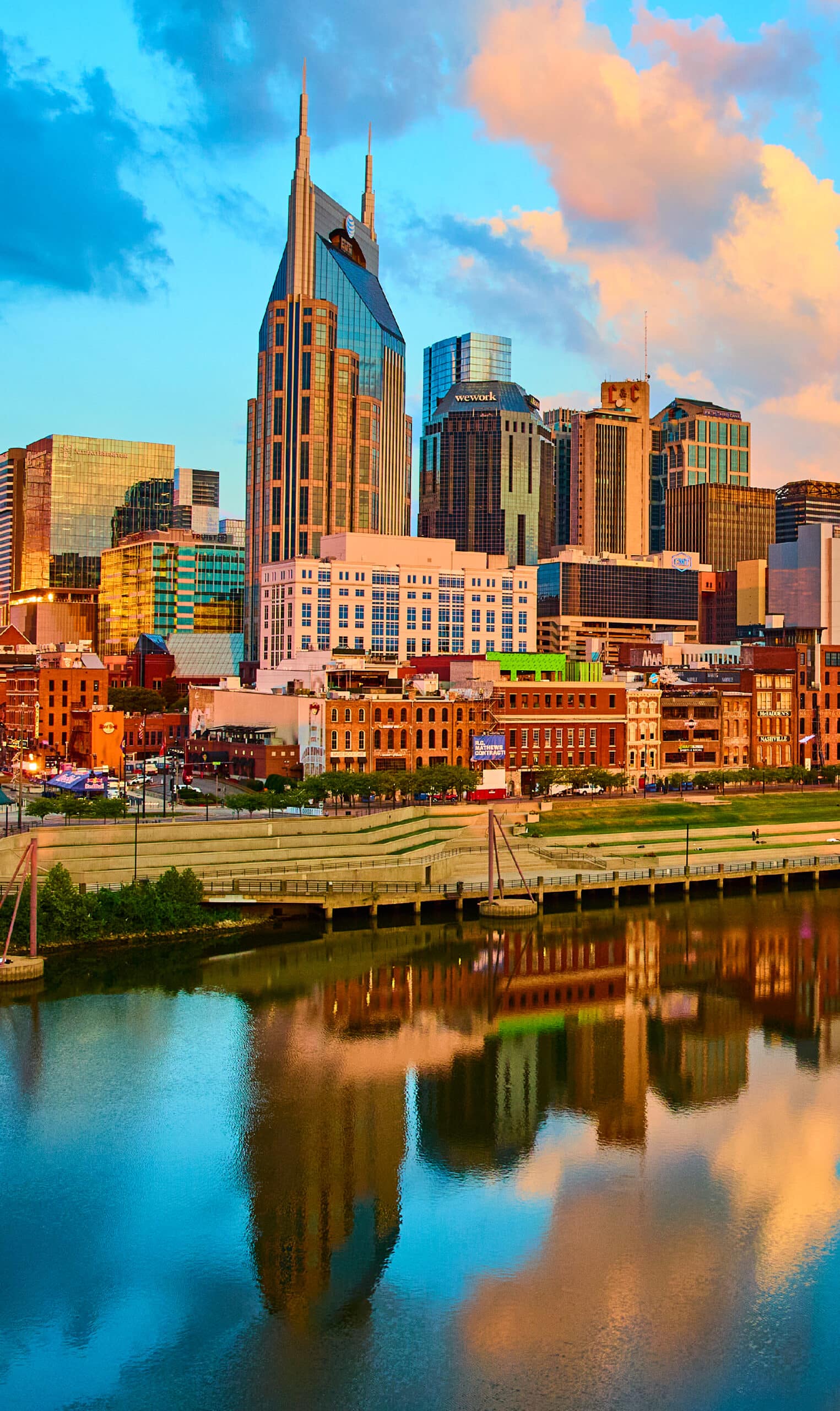 Downtown nashville skyline