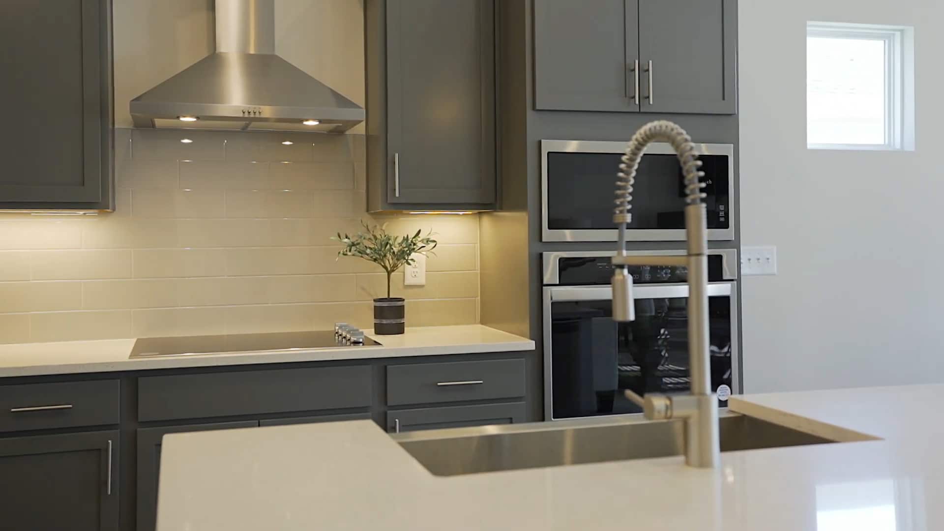 A kitchen in a home built by patterson company