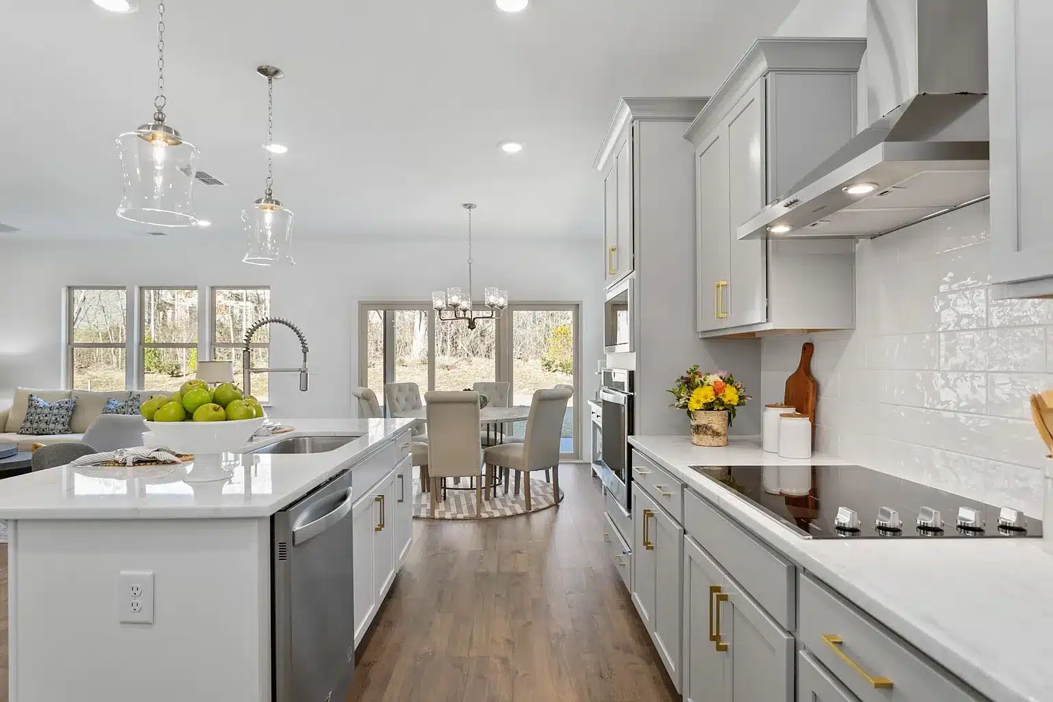 Kitchen area in powell series home