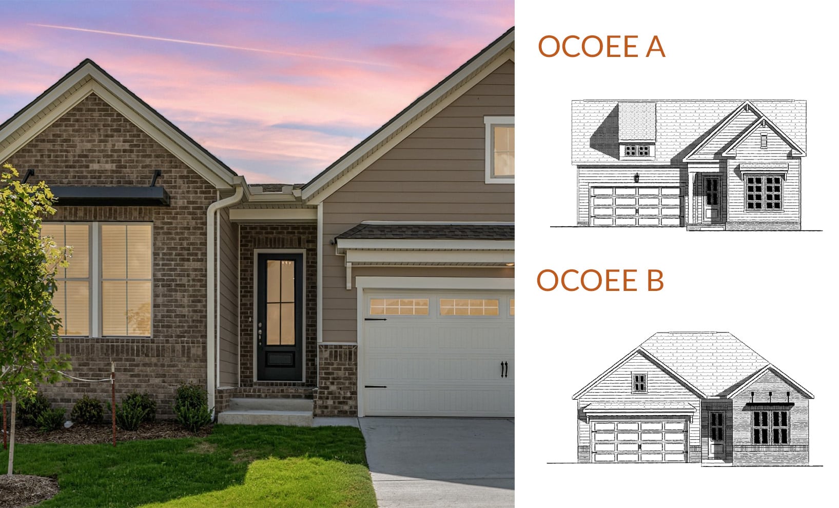 Ocoee home floorplans slide