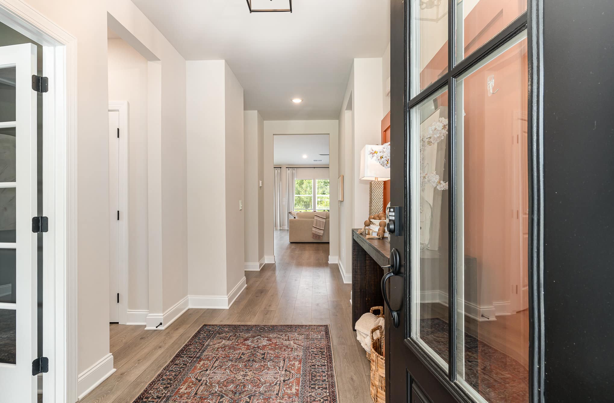 An entryway in a Harpeth series home by Patterson Company