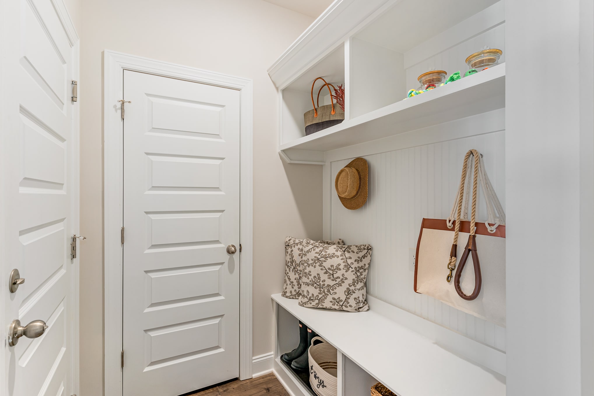 A drop zone in the cambridge series home by patterson company