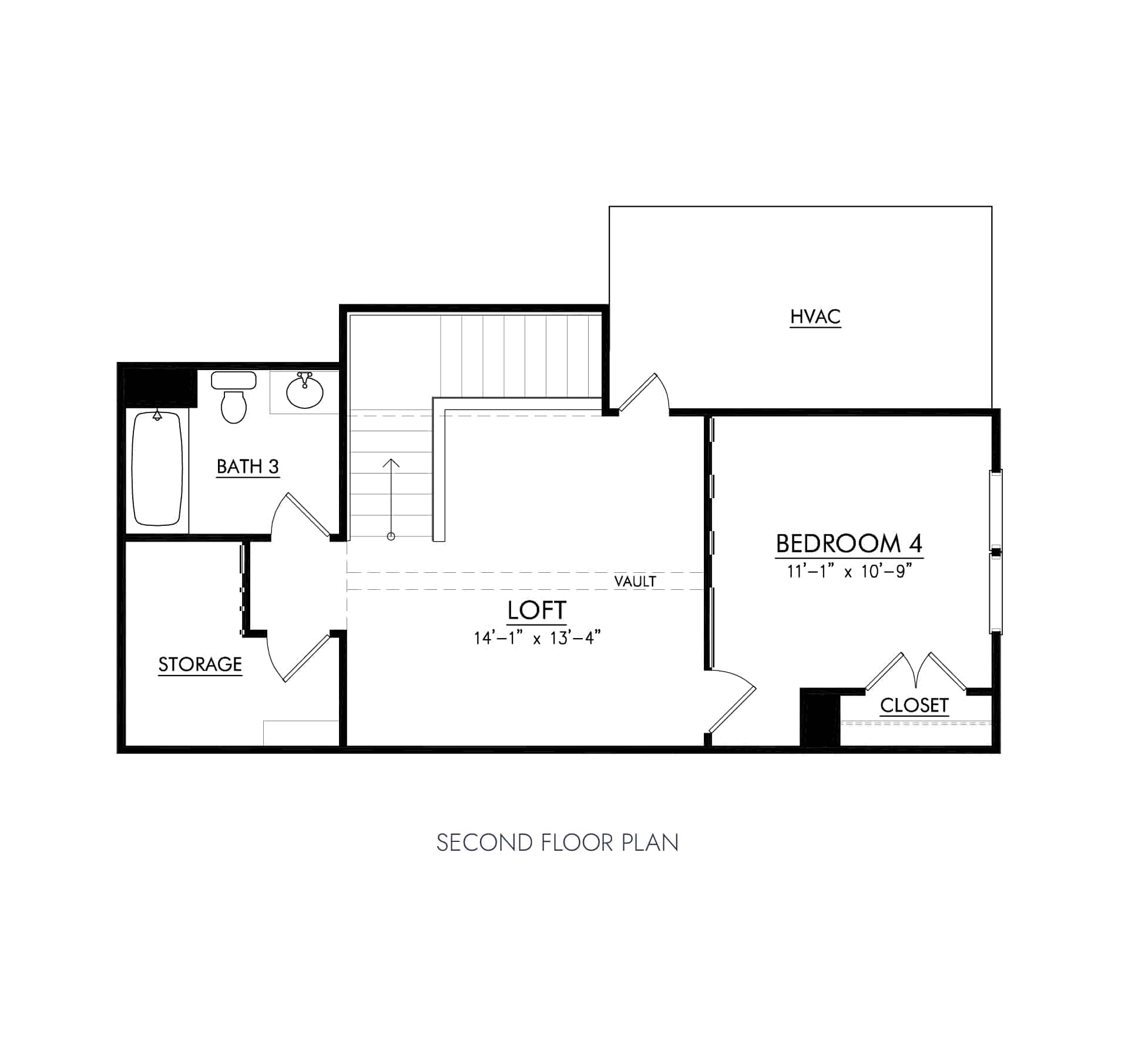 Cambridge gardens of three rivers floorplan second floor