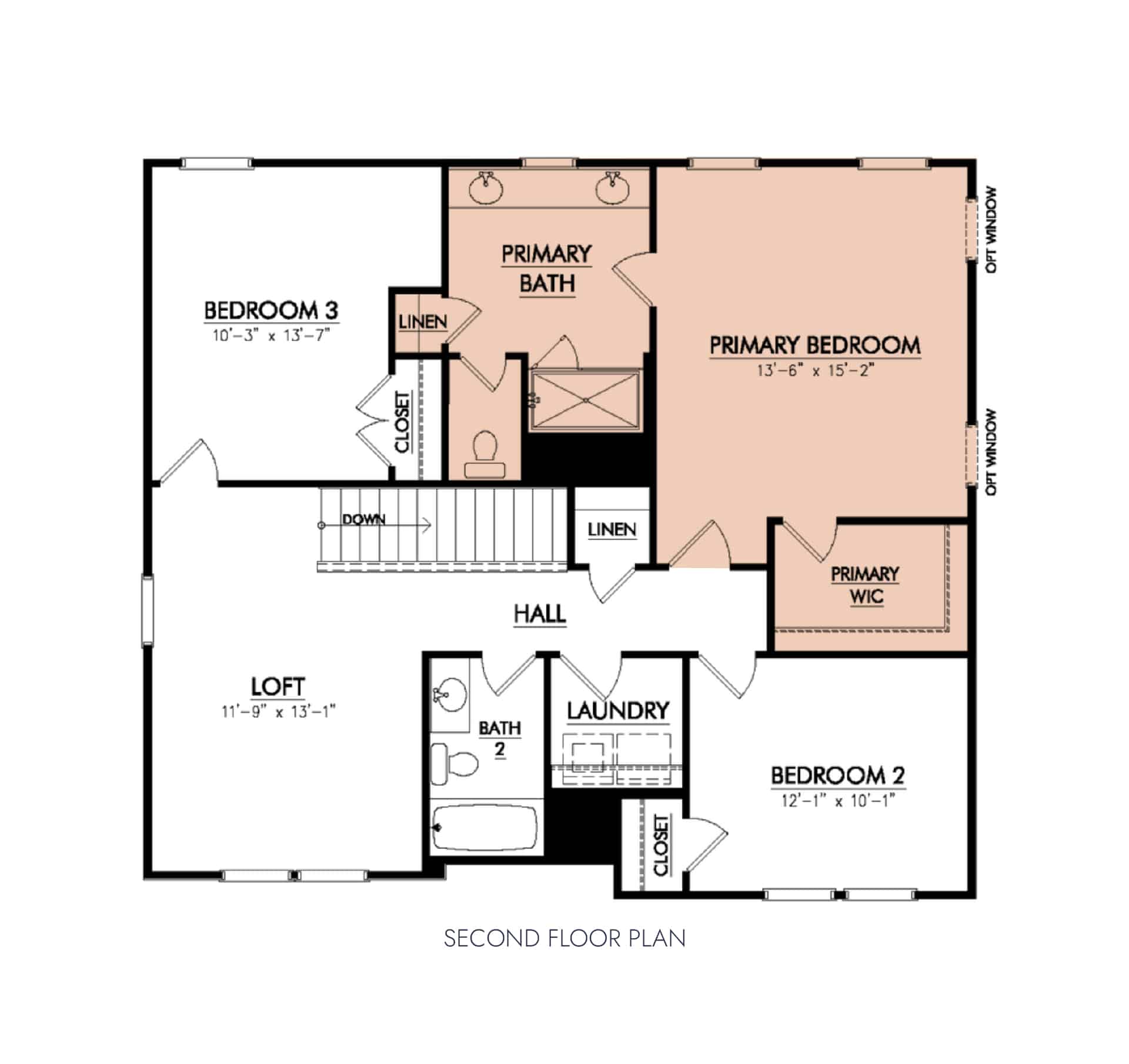 Second floor poplar floor plan