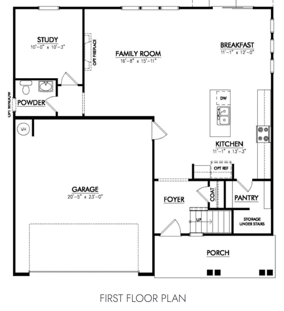 Powell First floor plan