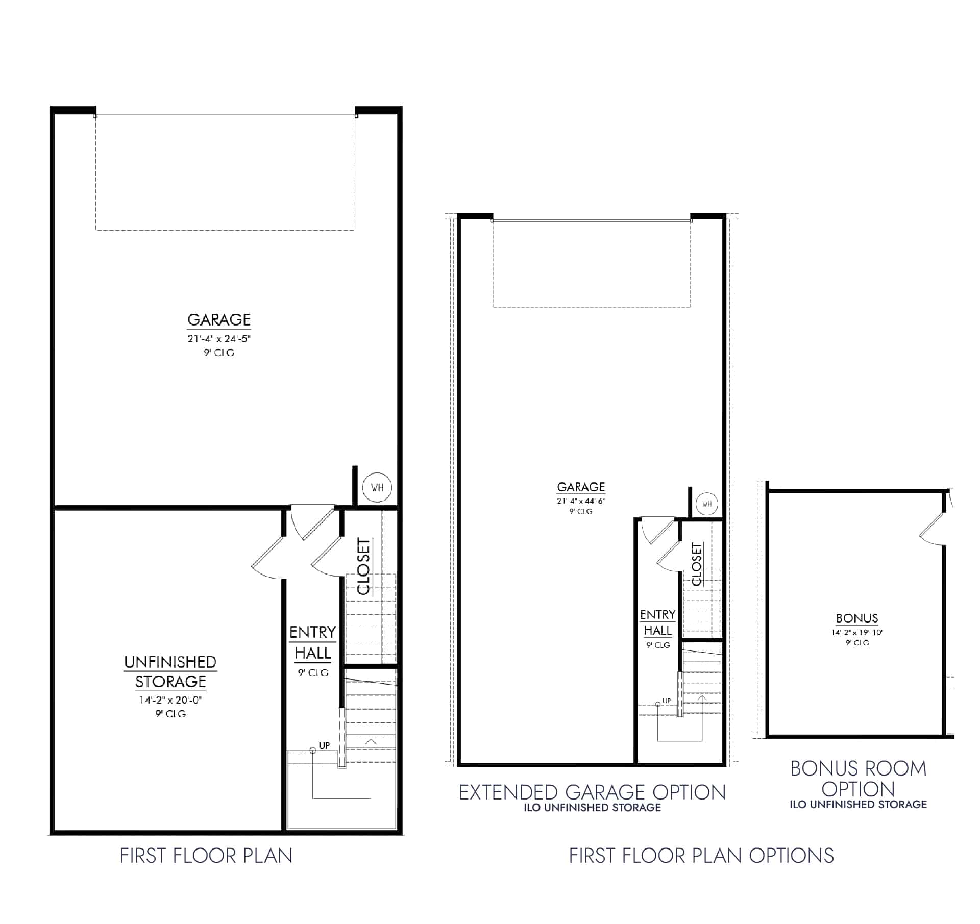 Ashford floor plan, first floor