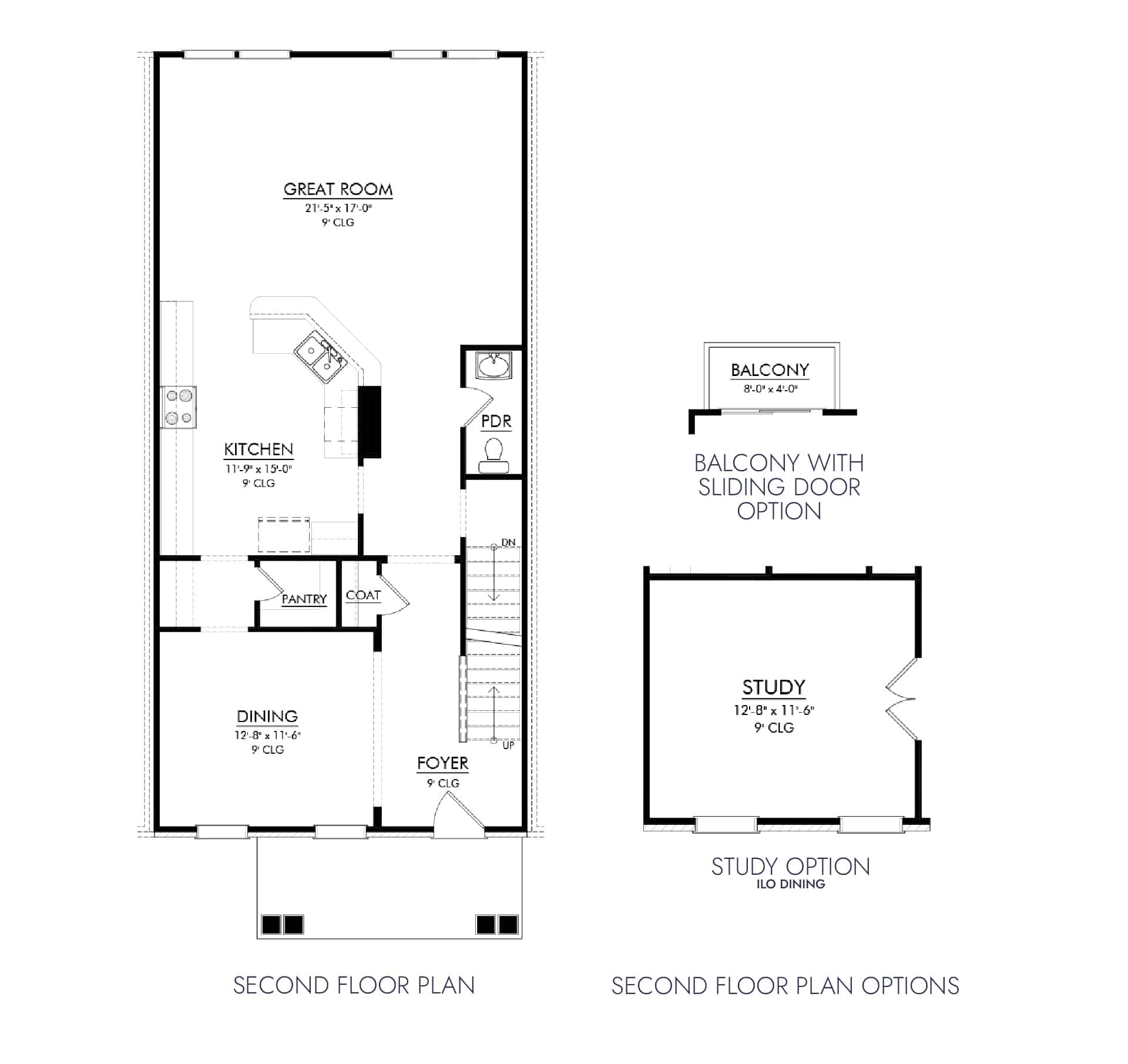 The belmont second floor, floor plan