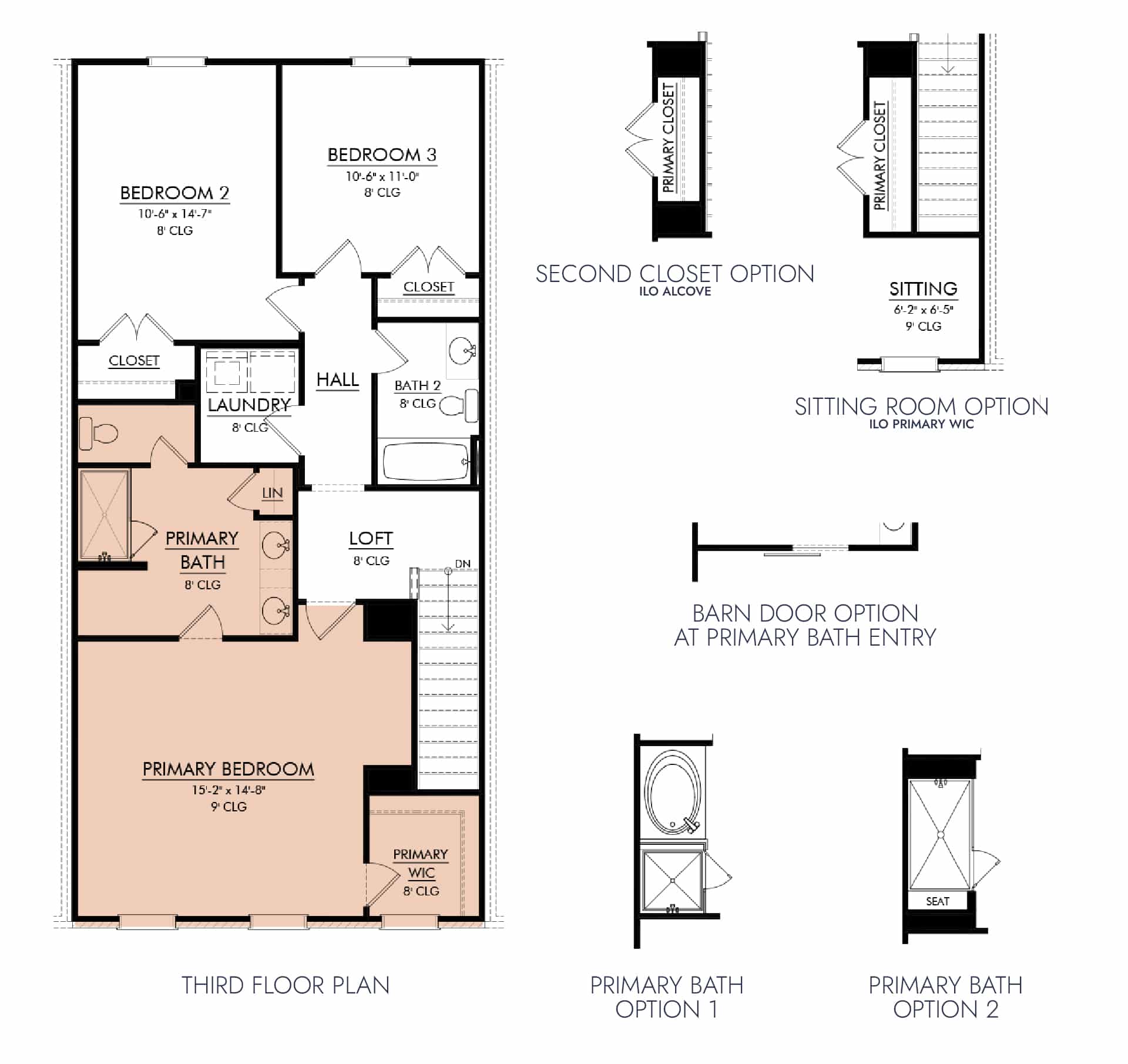 The belmont third floor, floor plan