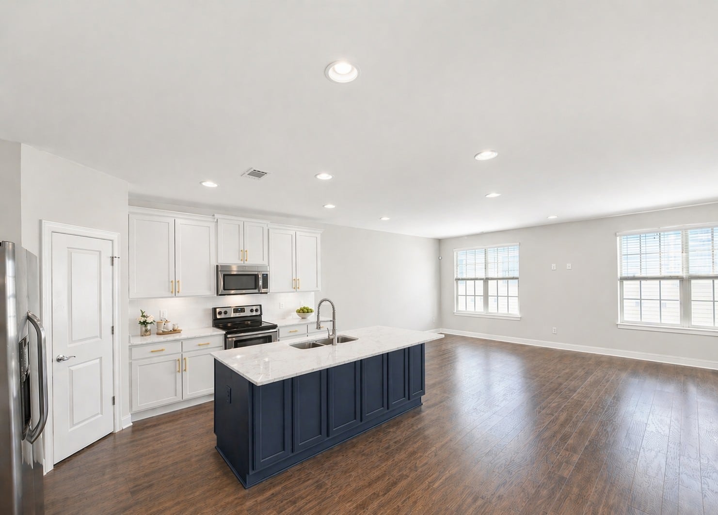 Kitchen area in an Ashford floor plan home