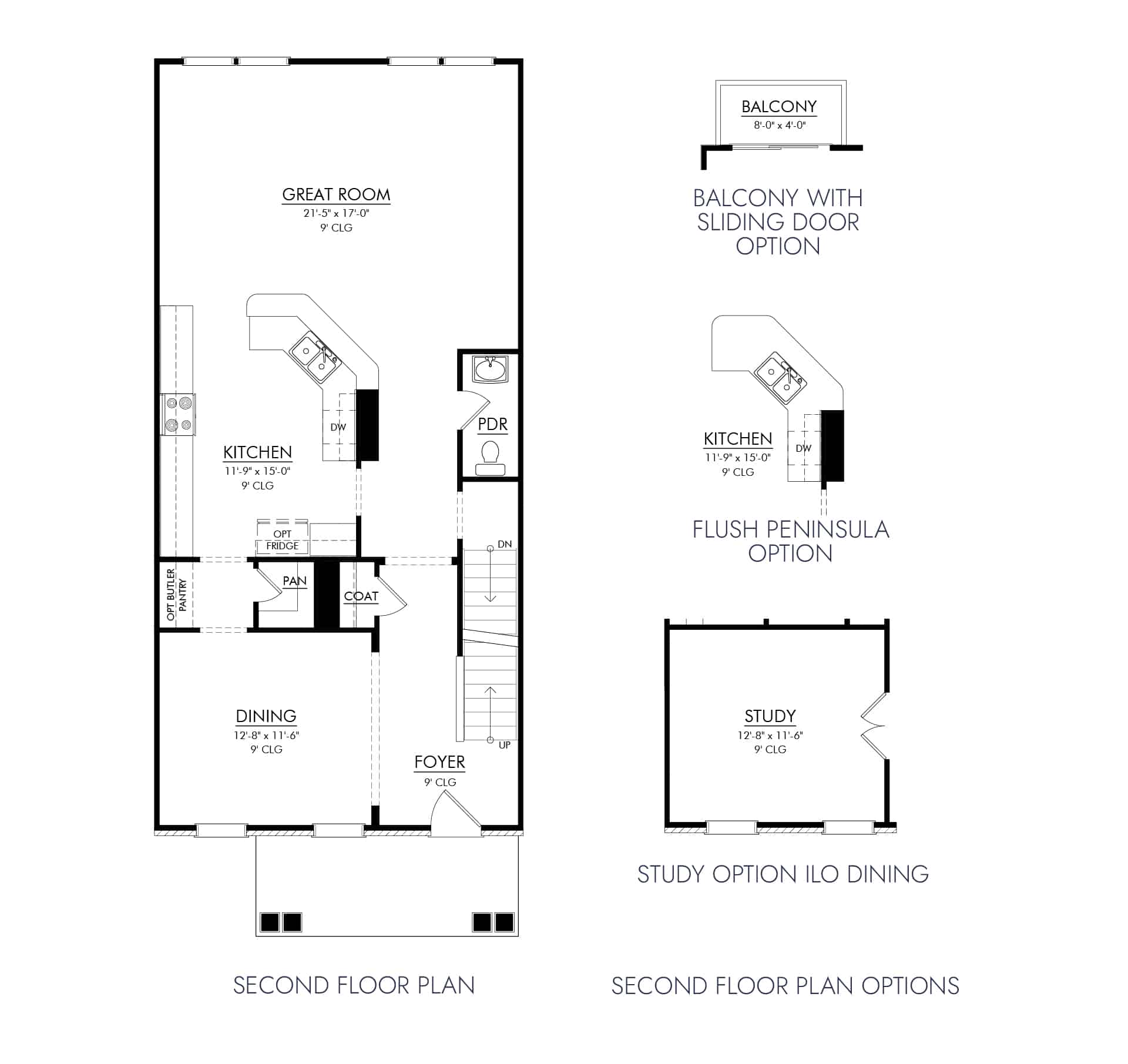 Belmont second floor floor plan