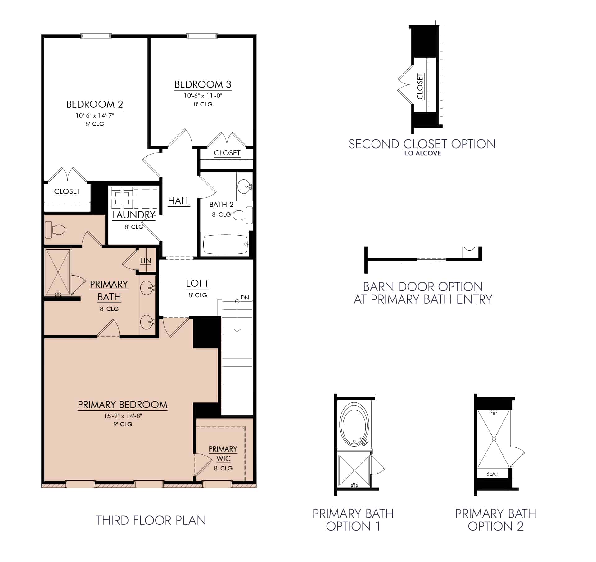 Waverly floor three floor plan